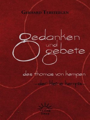cover image of Gedanken und Gebete des Thomas von Kempen